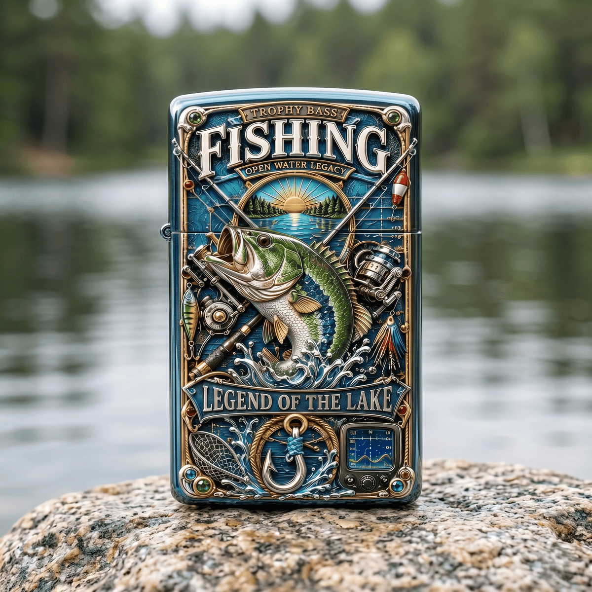 Premium FISH Zippo Lighter HTTT