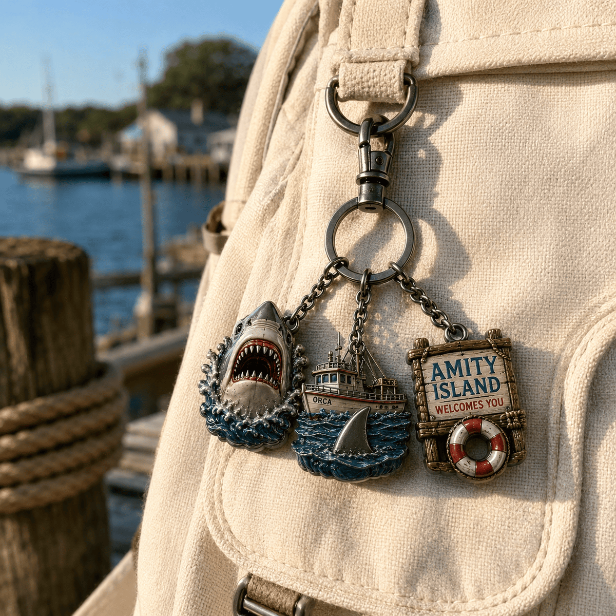 Premium JAWS Keychain TNSM