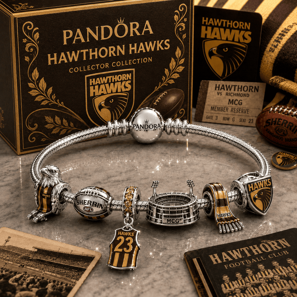 HAW Silver Charm Bracelet Set PNPA