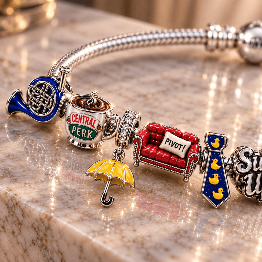 HIMYM Silver Charm Bracelet Set NTTB