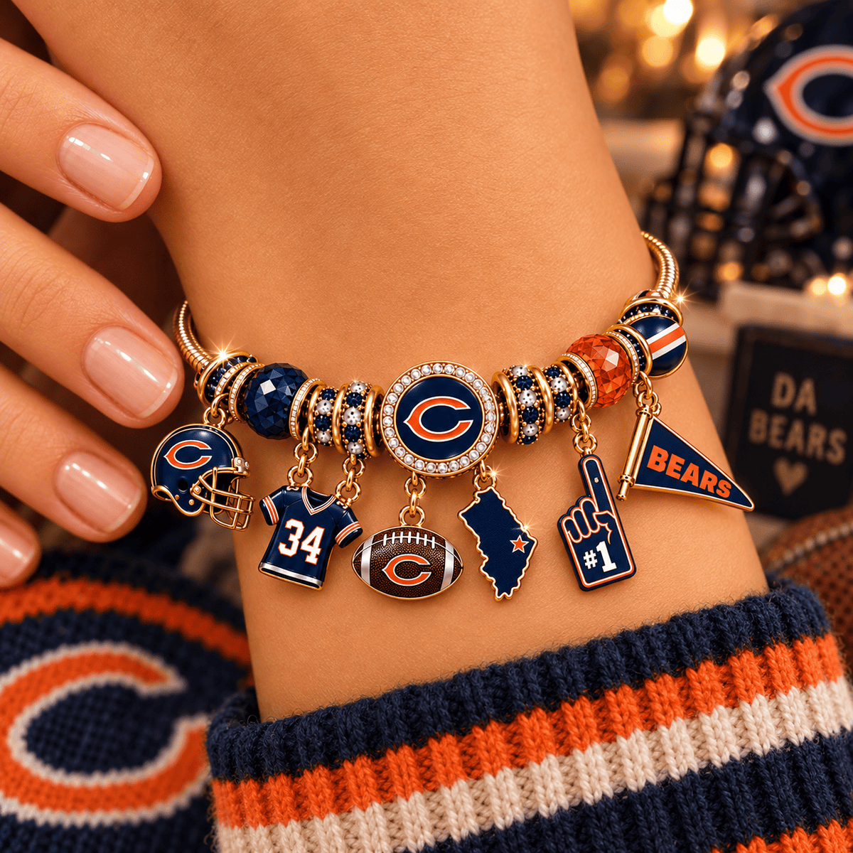 CCB Gold Charm Bracelet Set PNPA