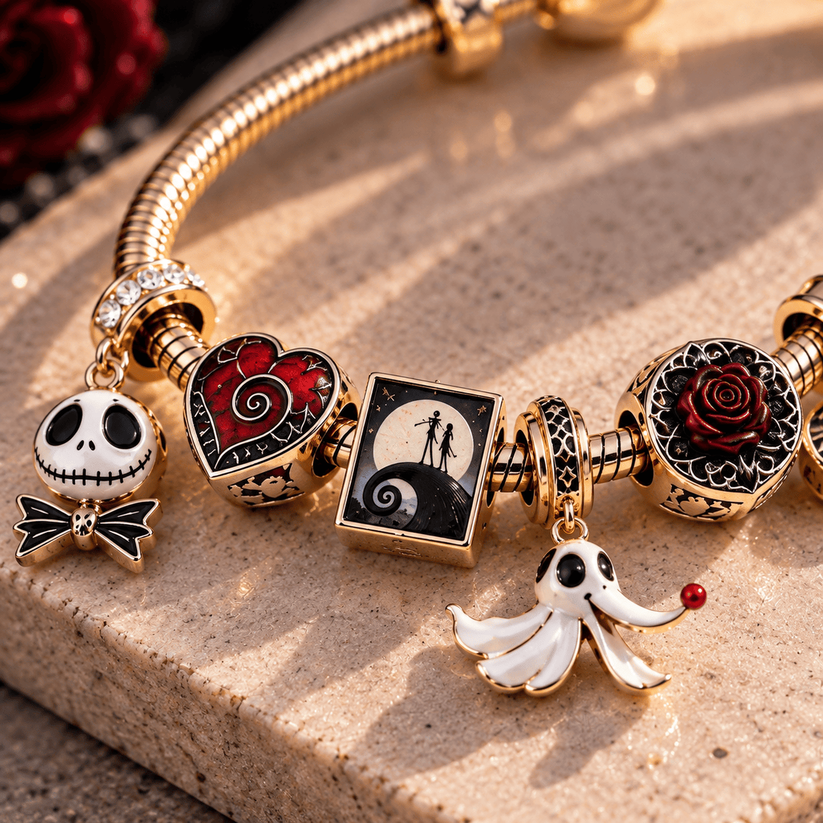TBTN Gold Charm Bracelet Set TTN