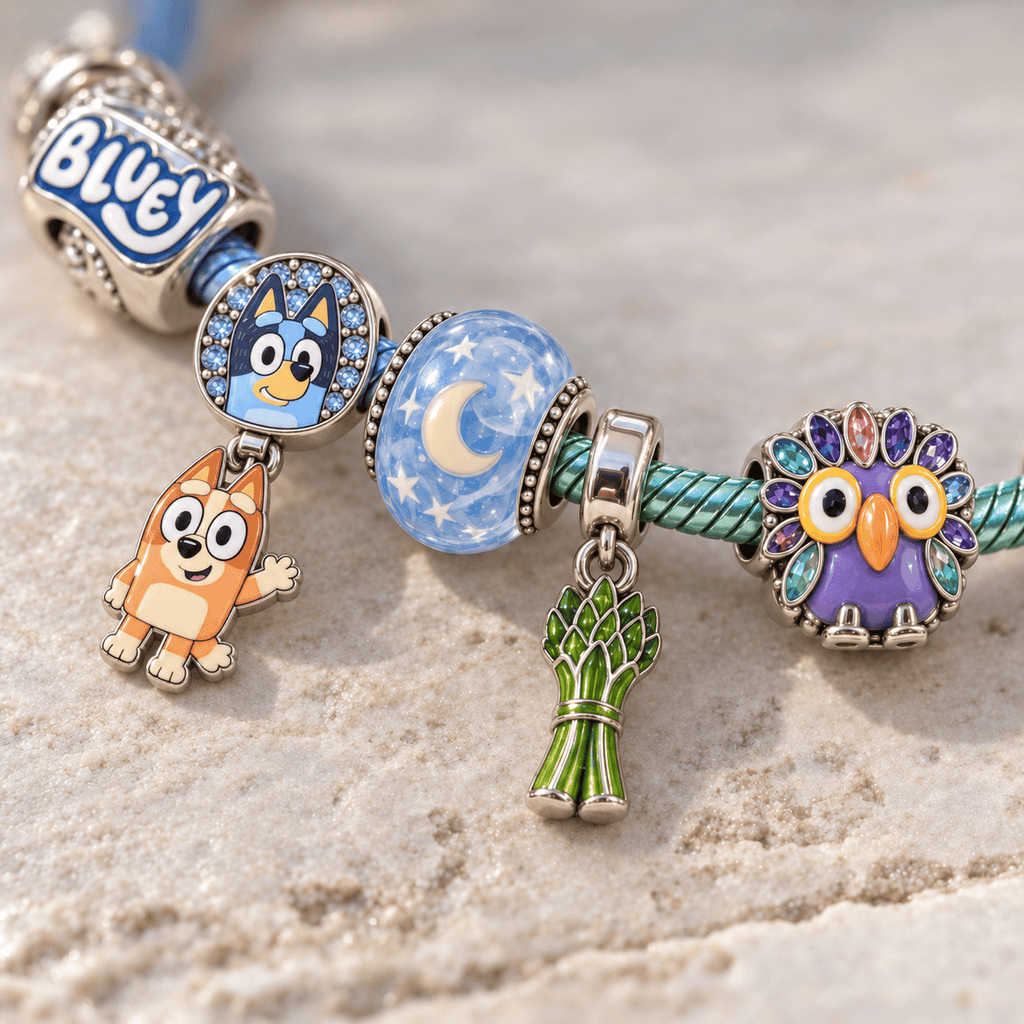 BLU Silver Charm Bracelet Set PTKL