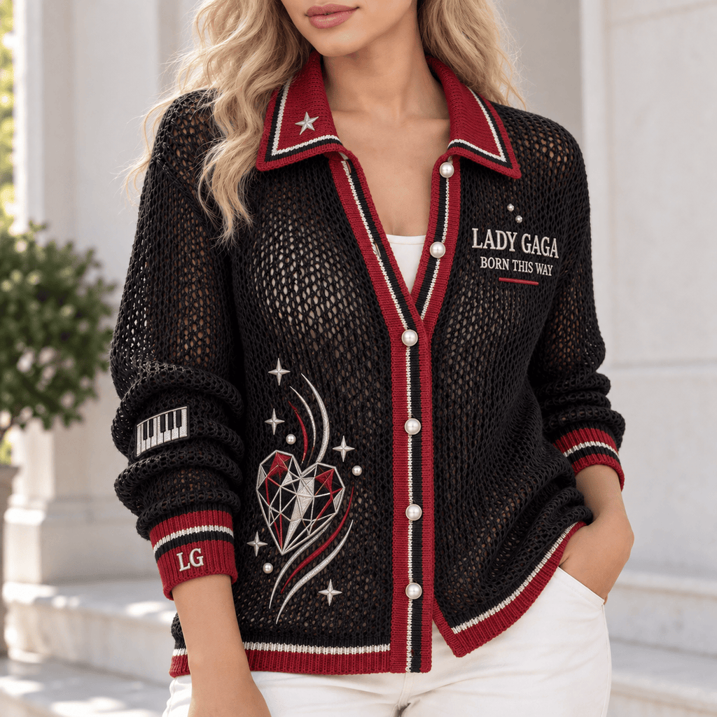 LDGG Women’s Open-Knit Cardigan NTKO