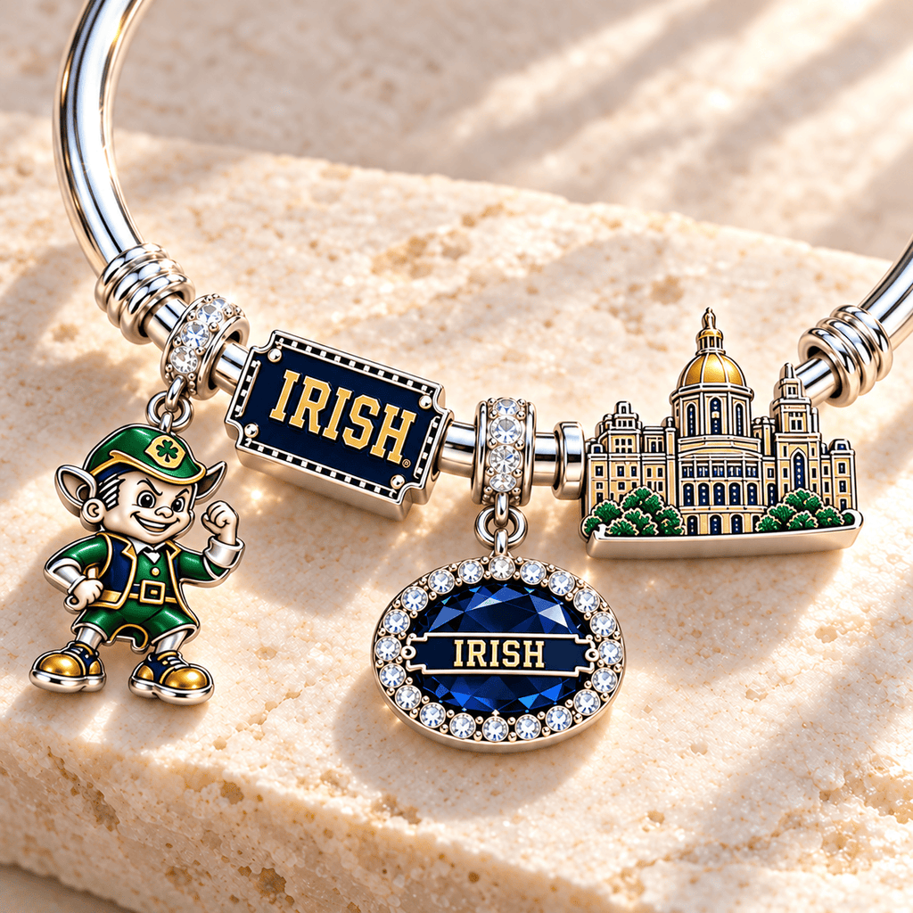 NDFI Silver Charm Bracelet Set TMH