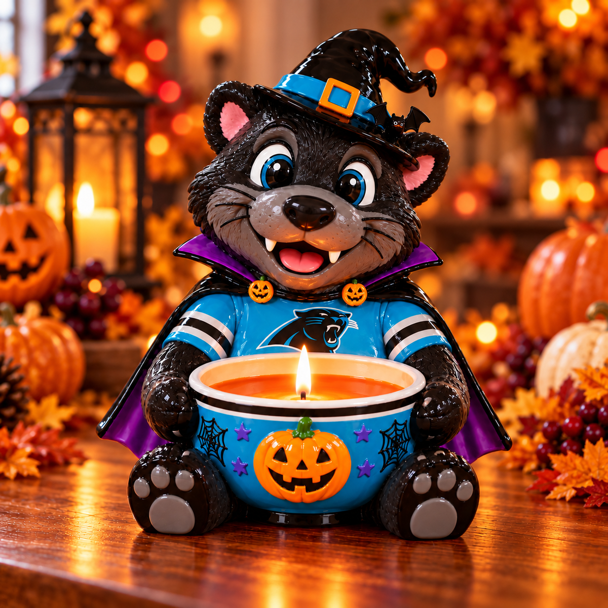 CRPT Halloween Candle Holder – Spooky Game Day Decor PNPA