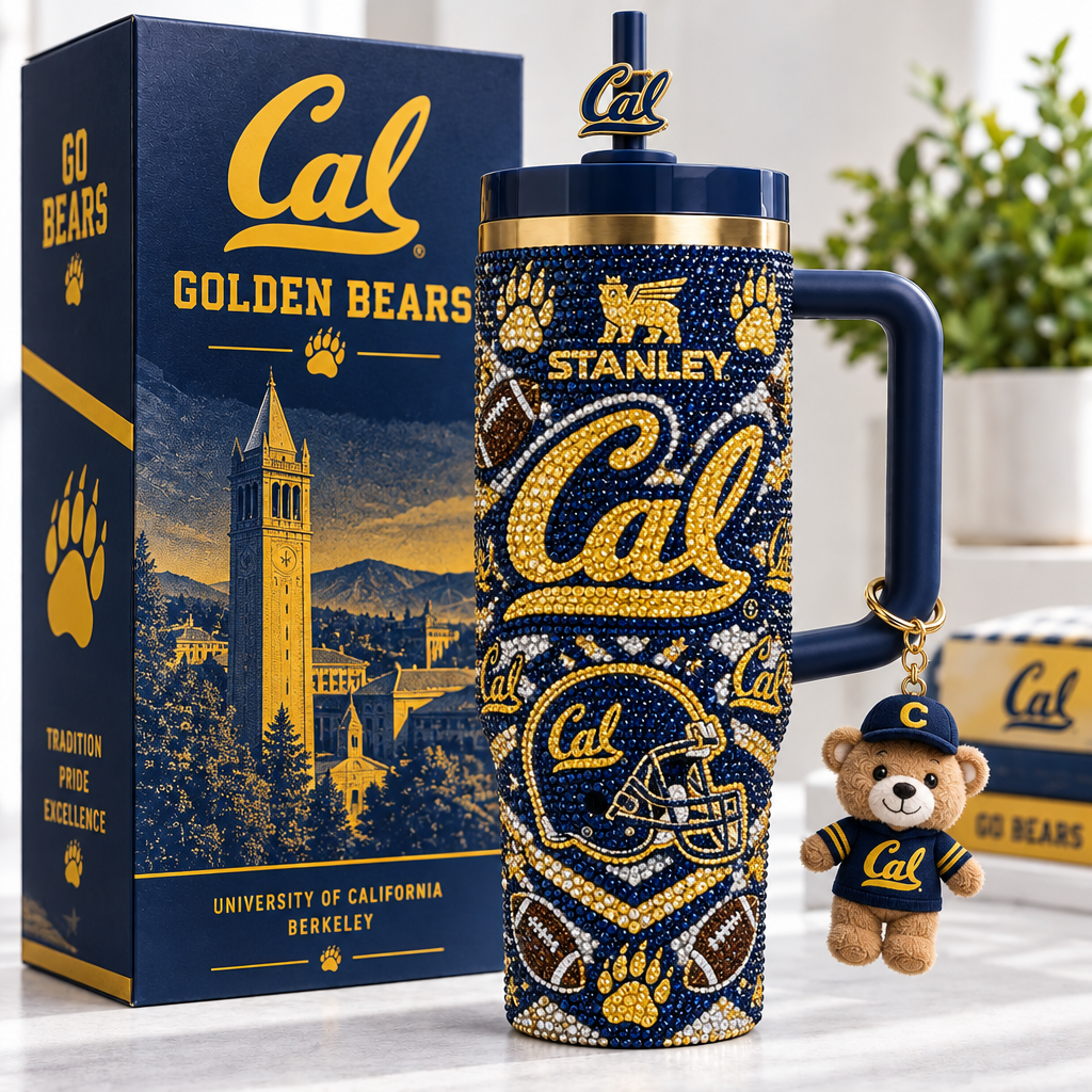California Golden Bears 40oz Tumbler With Handle TTNL