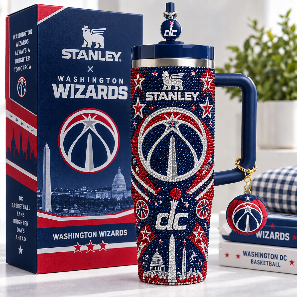 Washington Wizards 40oz Tumbler With Handle TTNL